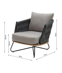 Dehner Gartenlounge Monte Carlo, 4-teilig 23 Dehner Gartenlounge Monte Carlo, 4-teilig -Gartenmöbel 6895346 WE BG 002 LoungeMonteCarlo