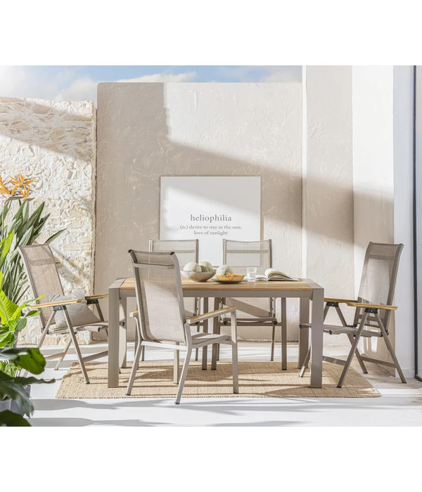 Dehner Holz-Ausziehtisch Cleveland, Ca. B160-240/H76/T101 Cm 7 Dehner Holz-Ausziehtisch Cleveland, Ca. B160-240/H76/T101 Cm – Bild 5