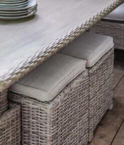 Dehner Geflechtlounge Bologna, 5-teilig -Gartenmöbel 6903447 WE MO 004 LoungeBolognaNEU