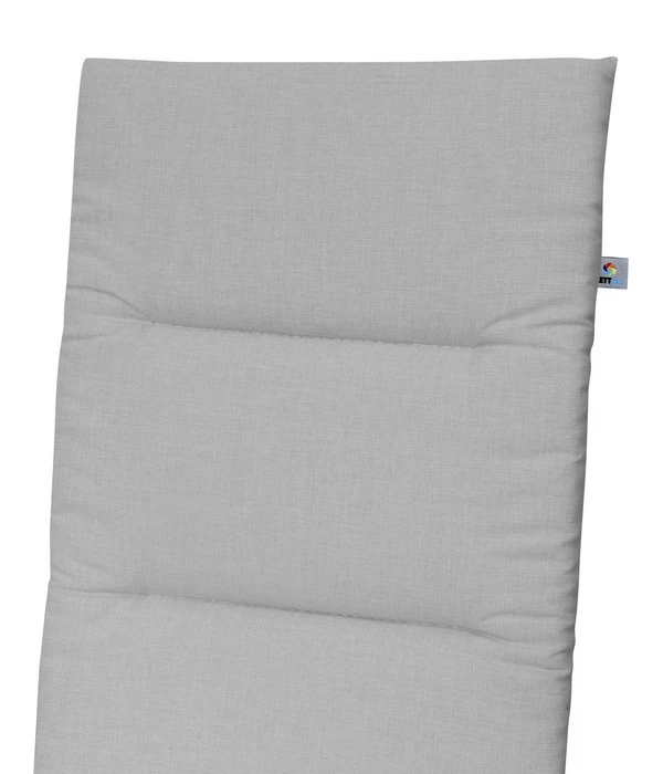 KETTtex Hochlehnerpolster Lindos Hellgrau, Ca. B120/H4/T50 Cm 5 KETTtex Hochlehnerpolster Lindos Hellgrau, Ca. B120/H4/T50 Cm – Bild 3