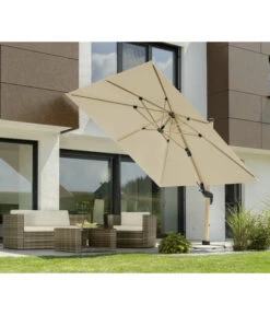 Schneider Ampelschirm Rhodos Twist Woody, Quadratisch, Ca. B300/T300 Cm 19 Schneider Ampelschirm Rhodos Twist Woody, Quadratisch, Ca. B300/T300 Cm -Gartenmöbel 6953467 WE MO 001 SchneiderAmpelschirmRhodosTwistWoodynatur