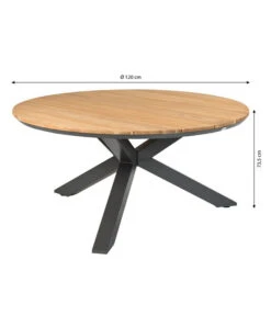 Tierra Outdoor Gartentisch Orbital, Ca. Ø120/H73,5 Cm -Gartenmöbel 6958367 WE BG 001 GartentischOrbital