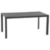 Siena Garden Gartentisch Ricon, Ca. B160/H75/T90 Cm -Gartenmöbel 6986533 WE FS 001 RiconTischMAnthrazitFGlasNeu