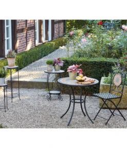 Siena Garden Blumenständer Prato, Ca. Ø40/H60,5 Cm -Gartenmöbel 6986608 WE MO 001 AlcoBlumenstaenderPrato