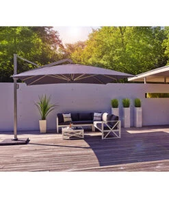 Siena Garden Ampelschirm Stratos, Rechteckig, Ca. B400/T300 Cm -Gartenmöbel 6988026 WE MO 001 SienaGardenAmpelschirmStratos300x400cmSchwarz